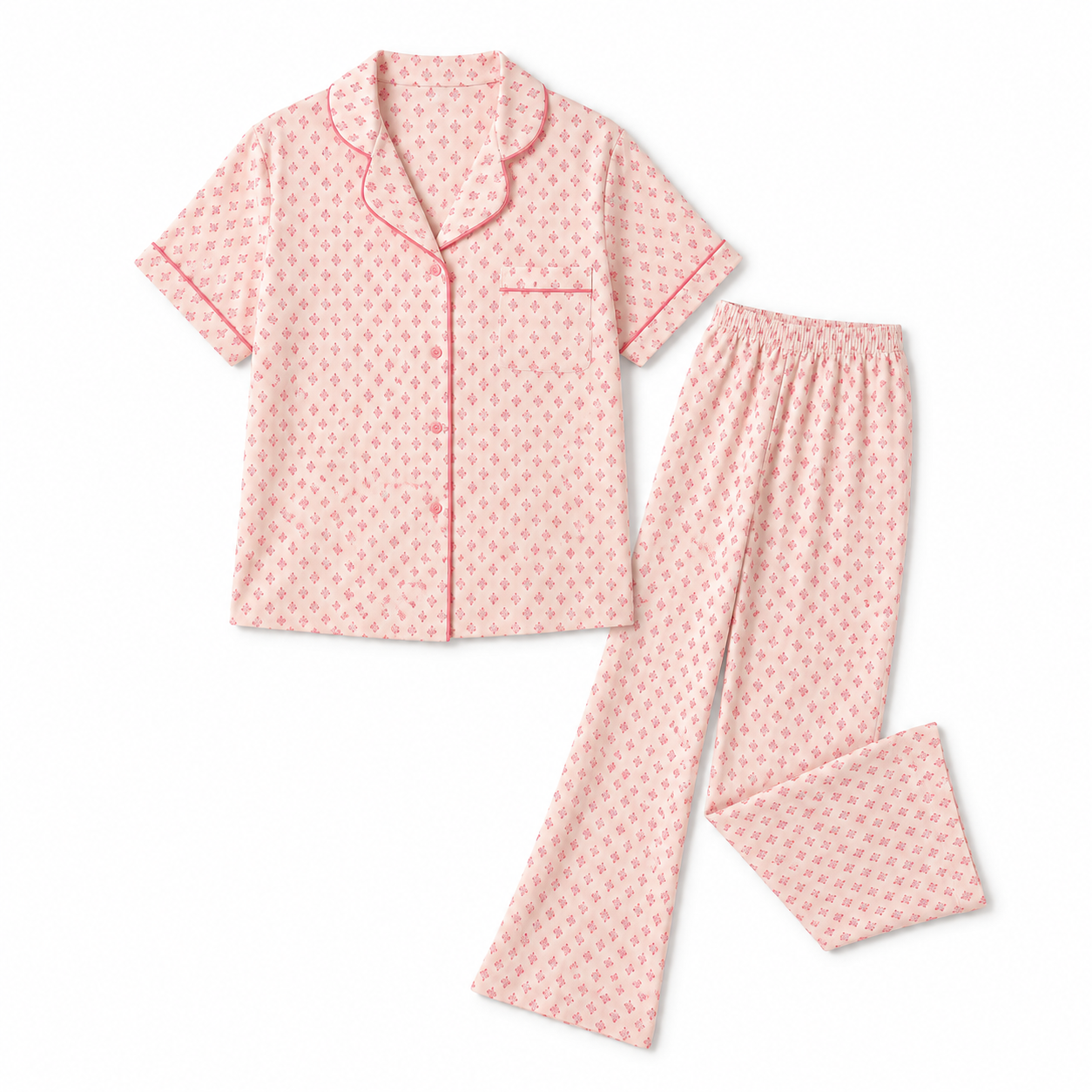 Printed Classic Pajama 10053