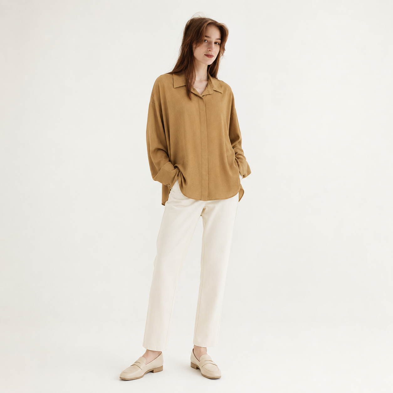 Long Linen Shirt 11503