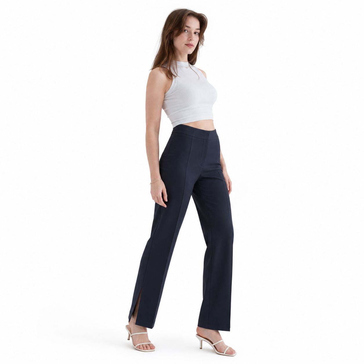 Side Slit Pants 11513