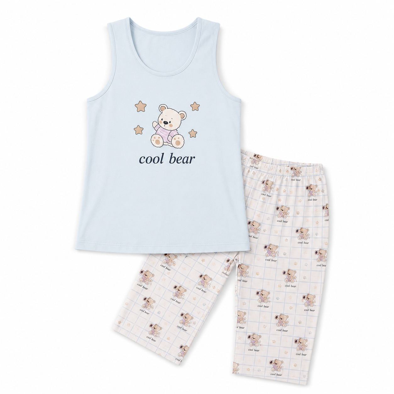 Bear Capri Pajama 9965