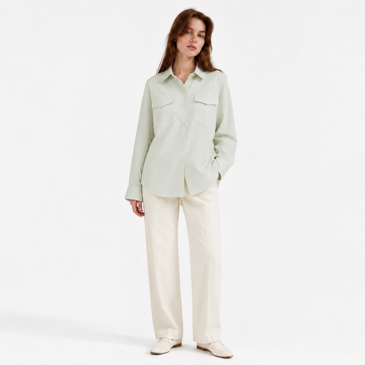Long Striped Shirt 11499