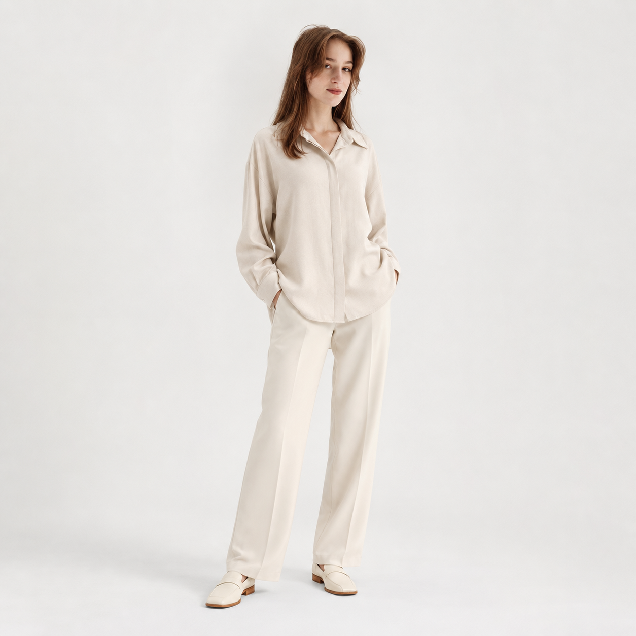 Long Linen Shirt 11503