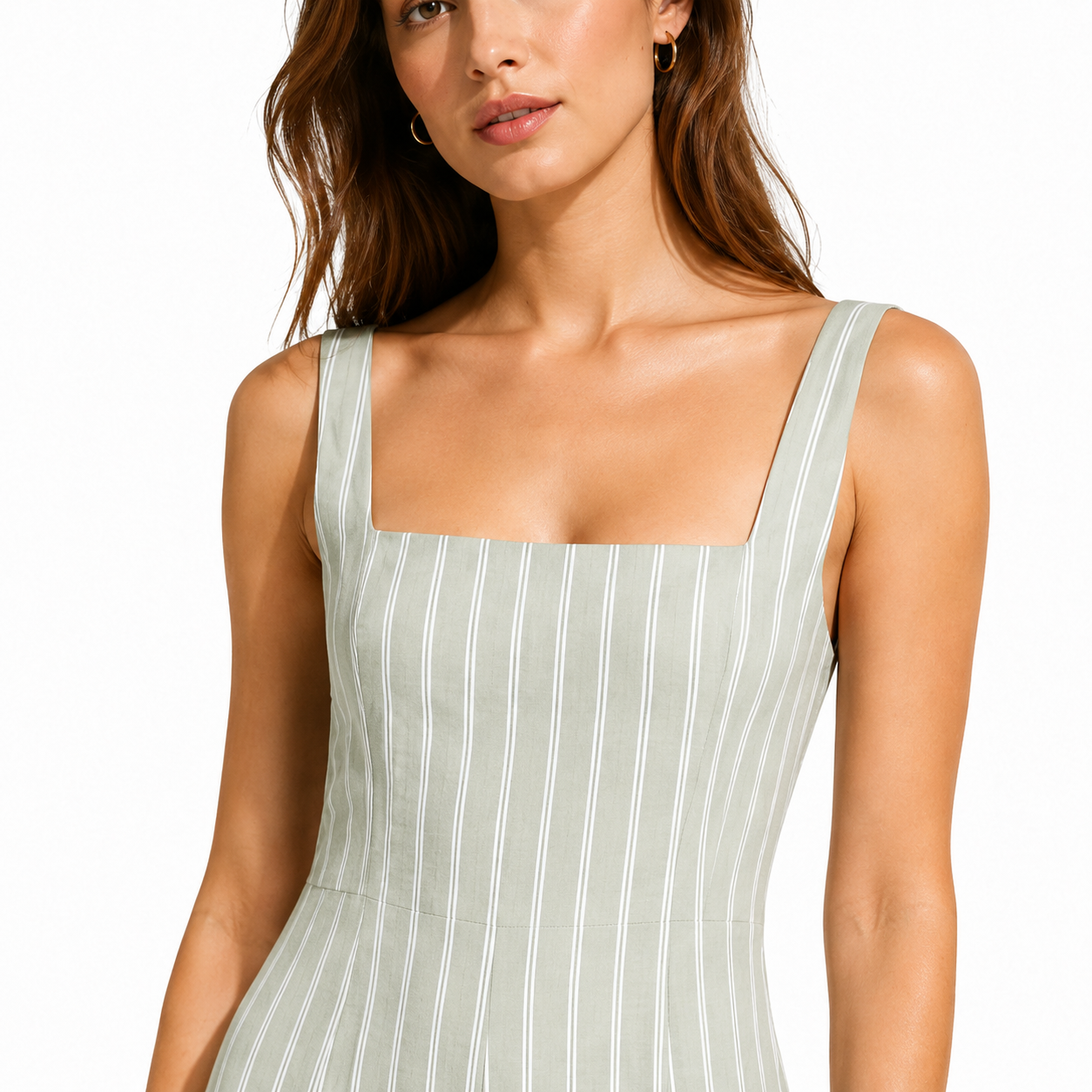 Striped A-Line Dress 11526