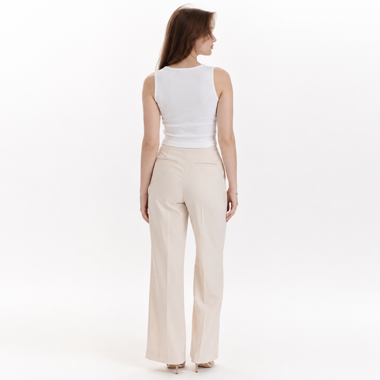 Ribbed Square-Neck Top 11971