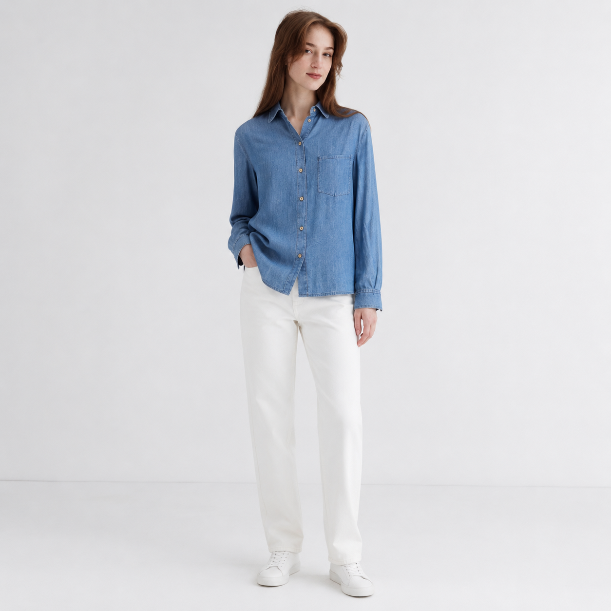 Denim shirt 11034