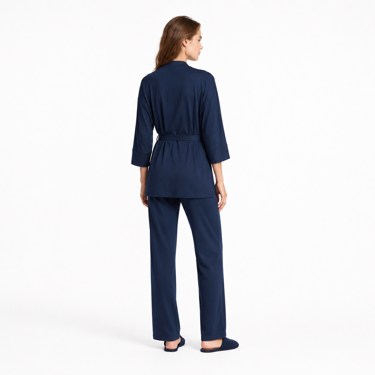 Tie-Front Pajama Set 9603