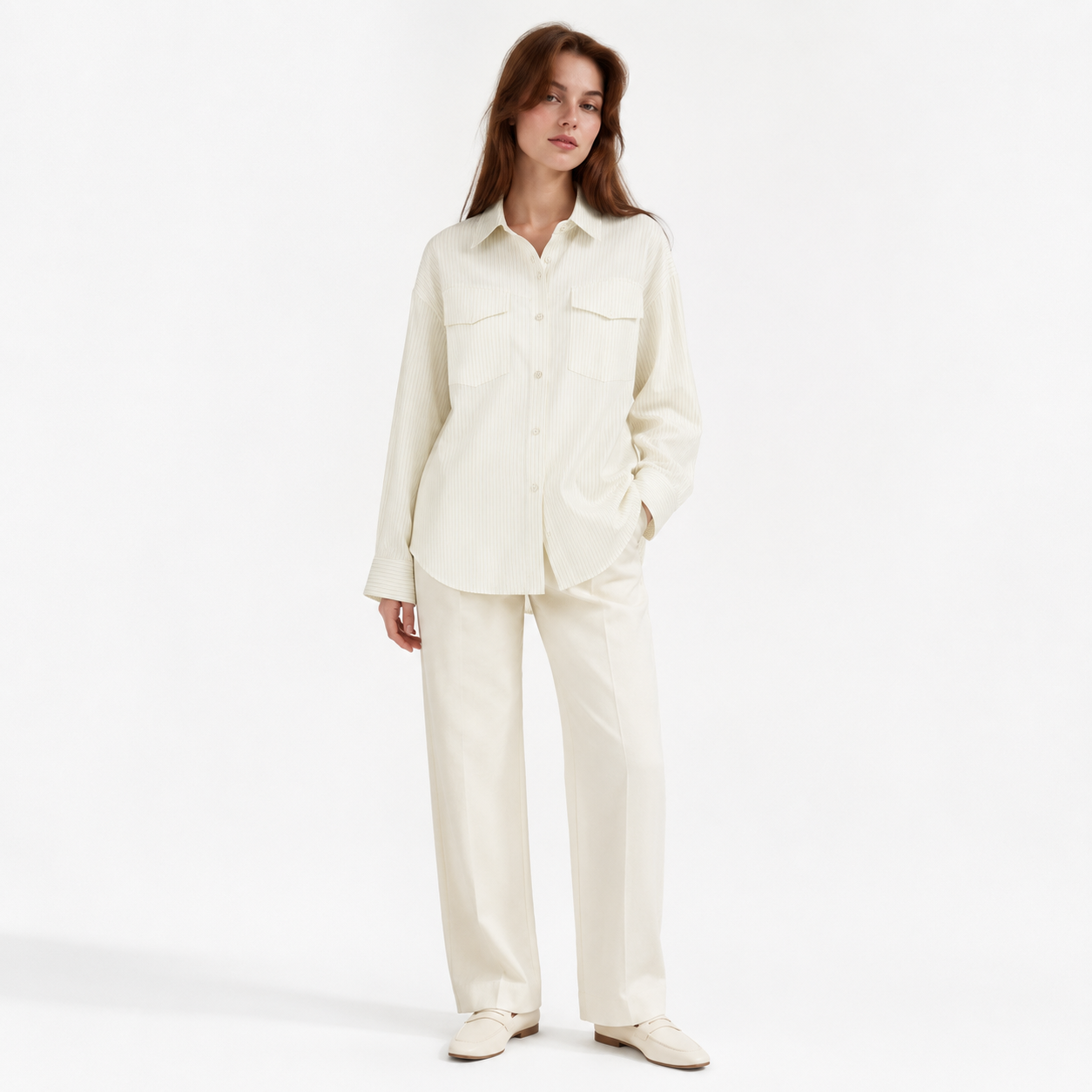 Long Striped Shirt 11499