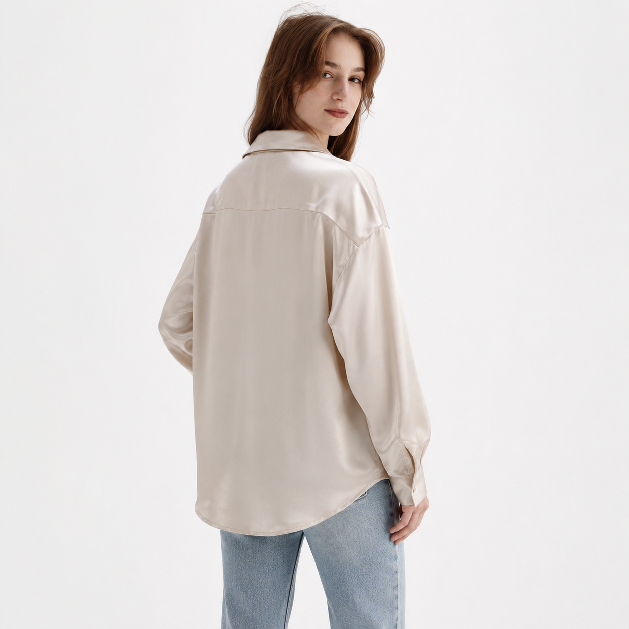 Satin Shirt 11408