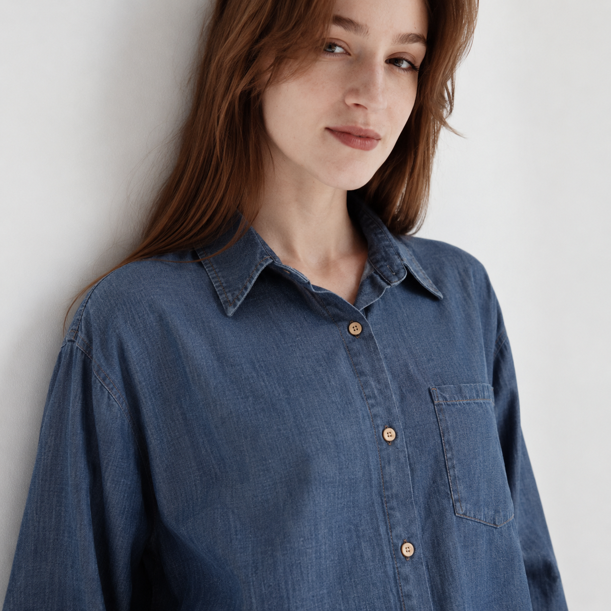 Denim shirt 11034