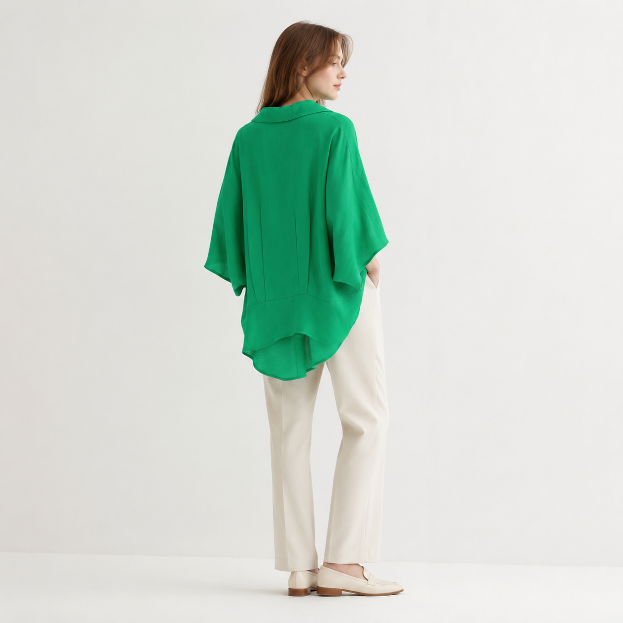 Oversized Poncho Shirt 11511