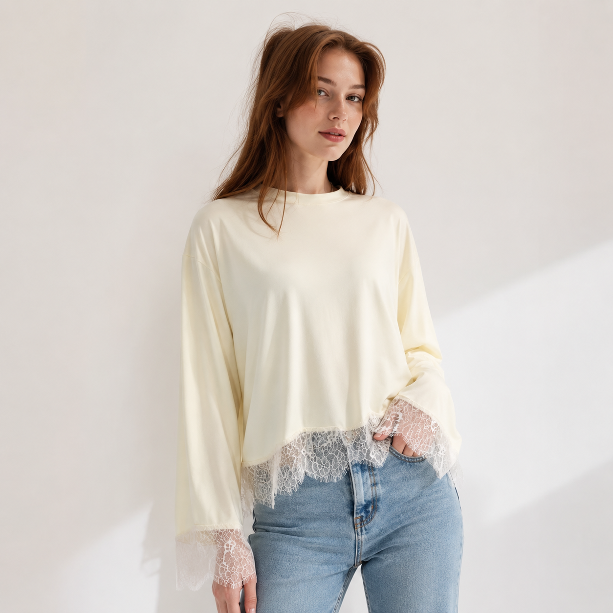Lace Shirt 11858