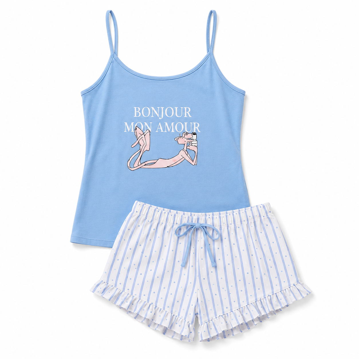 Printed Shorts Pajama 9659