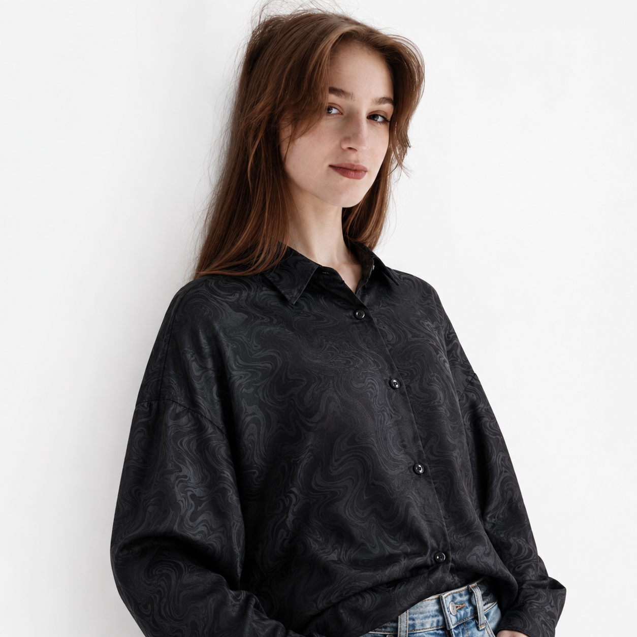 Satin Shirt 11547