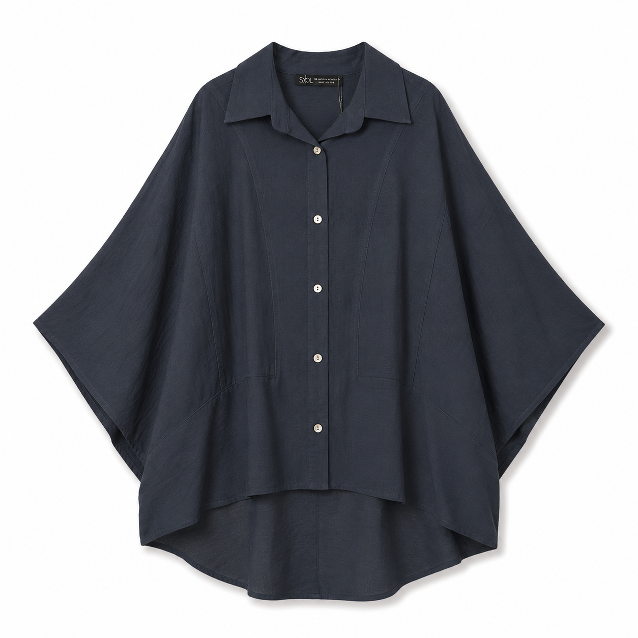 Oversized Poncho Shirt 11511