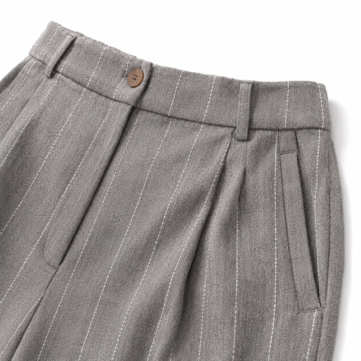 Striped Linen Pants 11446