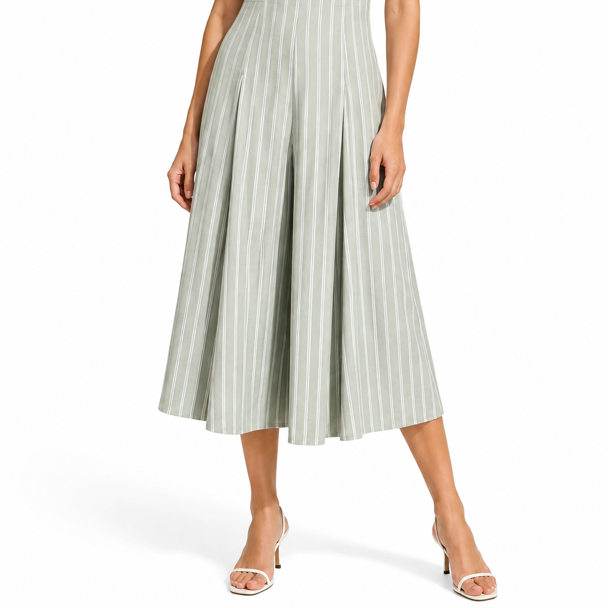Striped A-Line Dress 11526