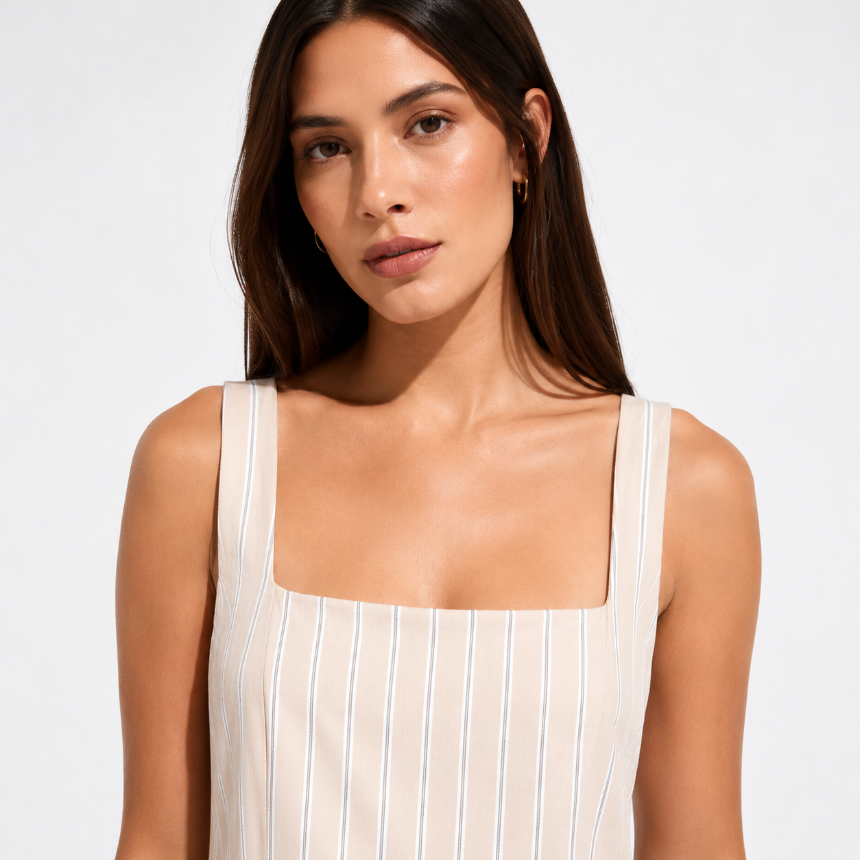 Striped A-Line Dress 11526