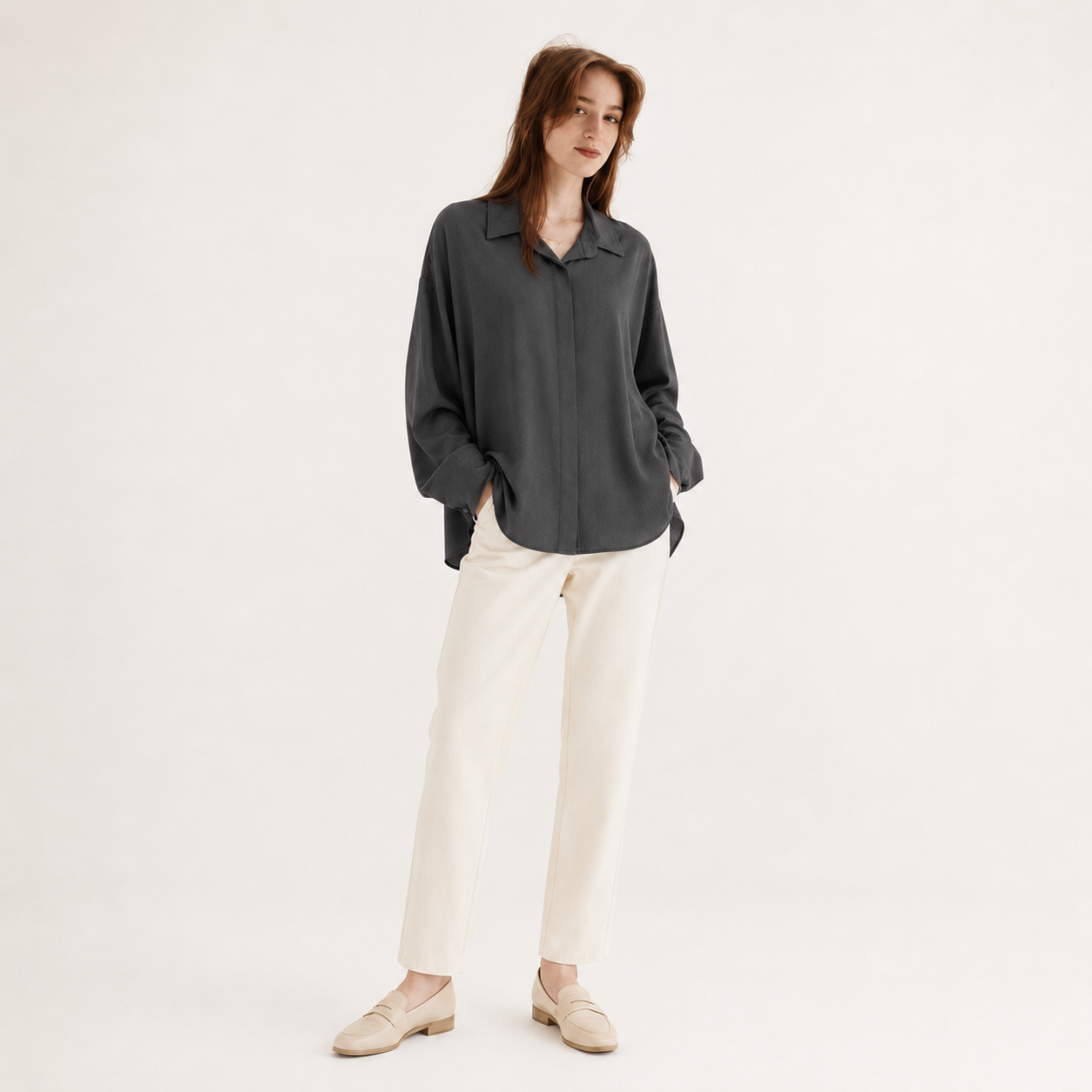 Long Linen Shirt 11503