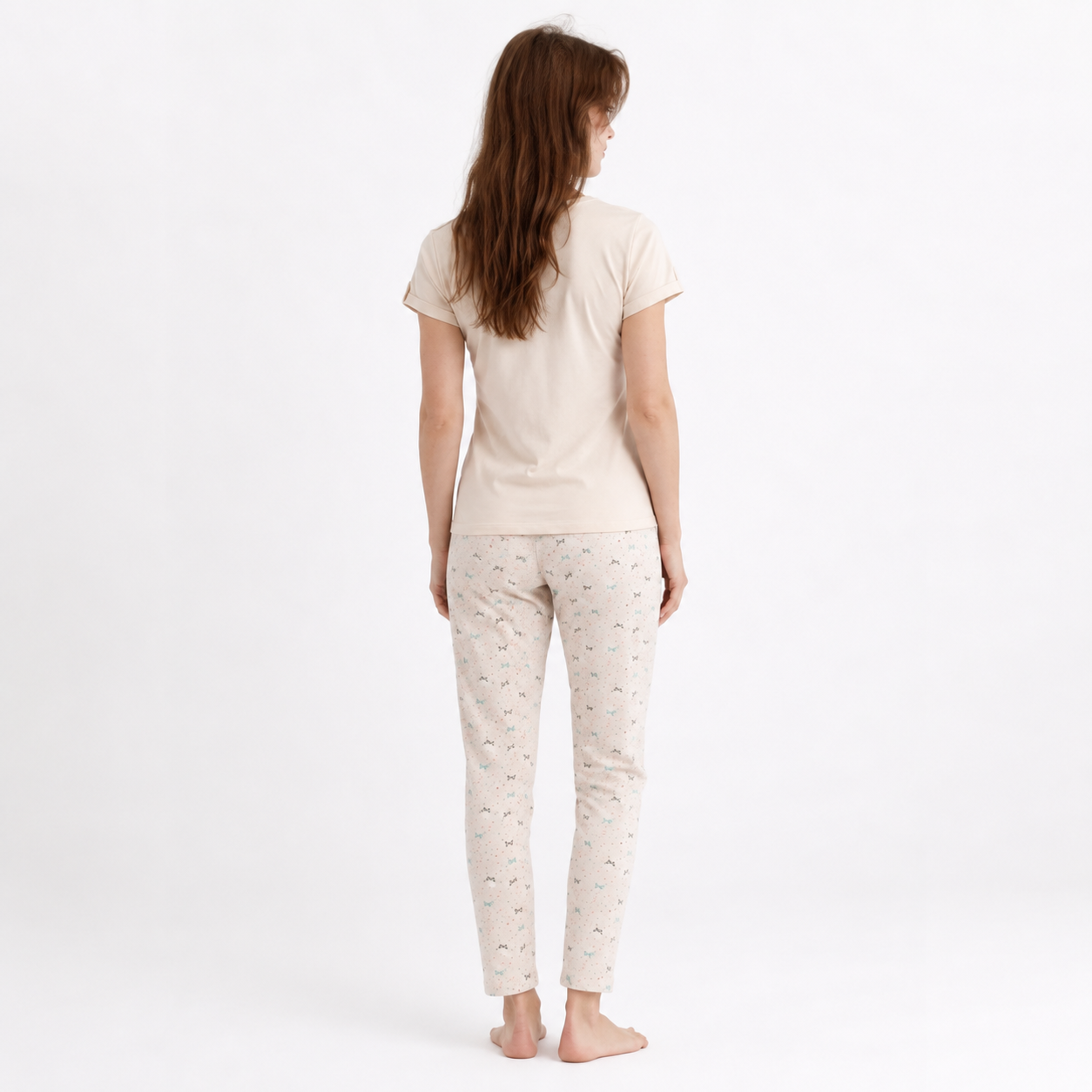 Heart Print Pajama 9686