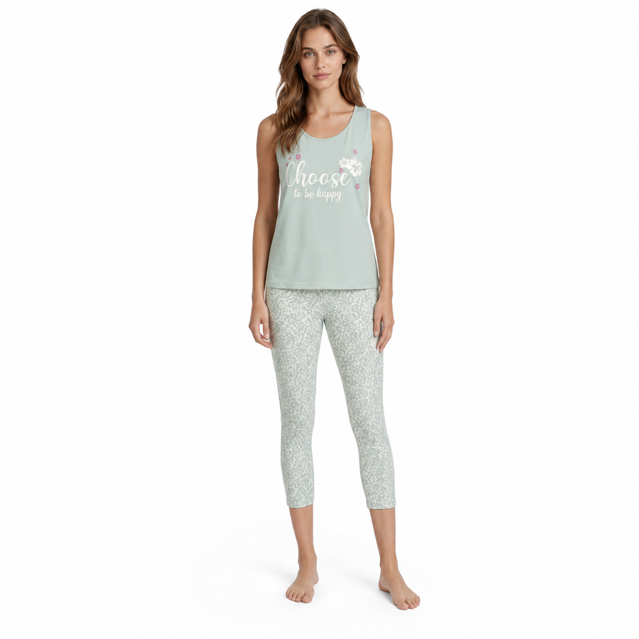 Printed capri Pajama 9699