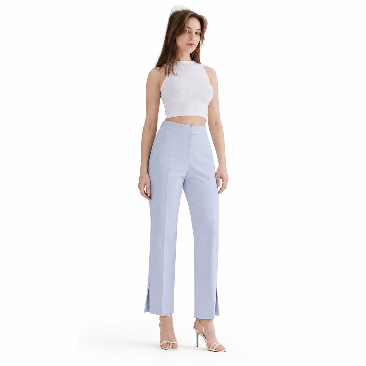 Side Slit Pants 11513