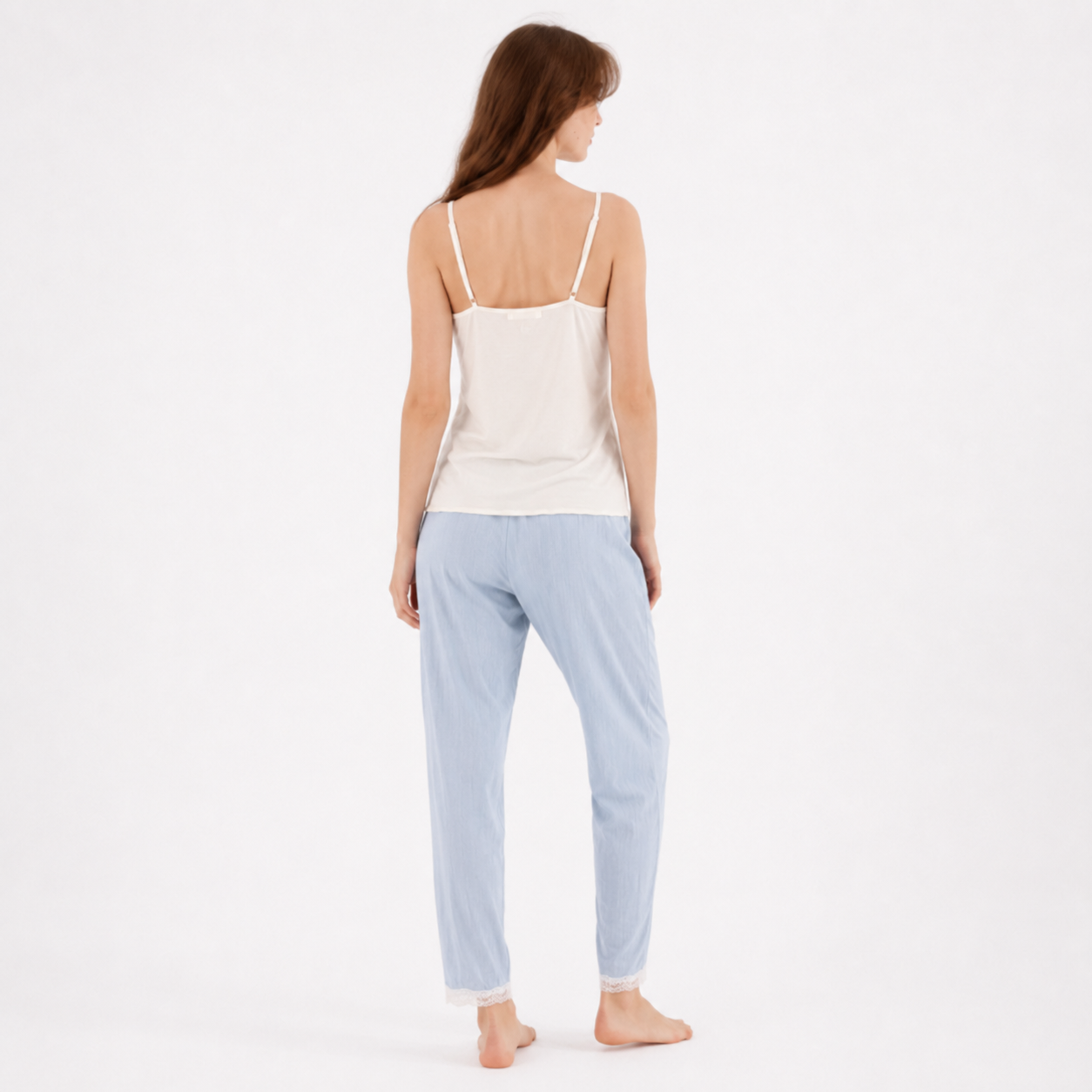 Linen Pajama Set 9553
