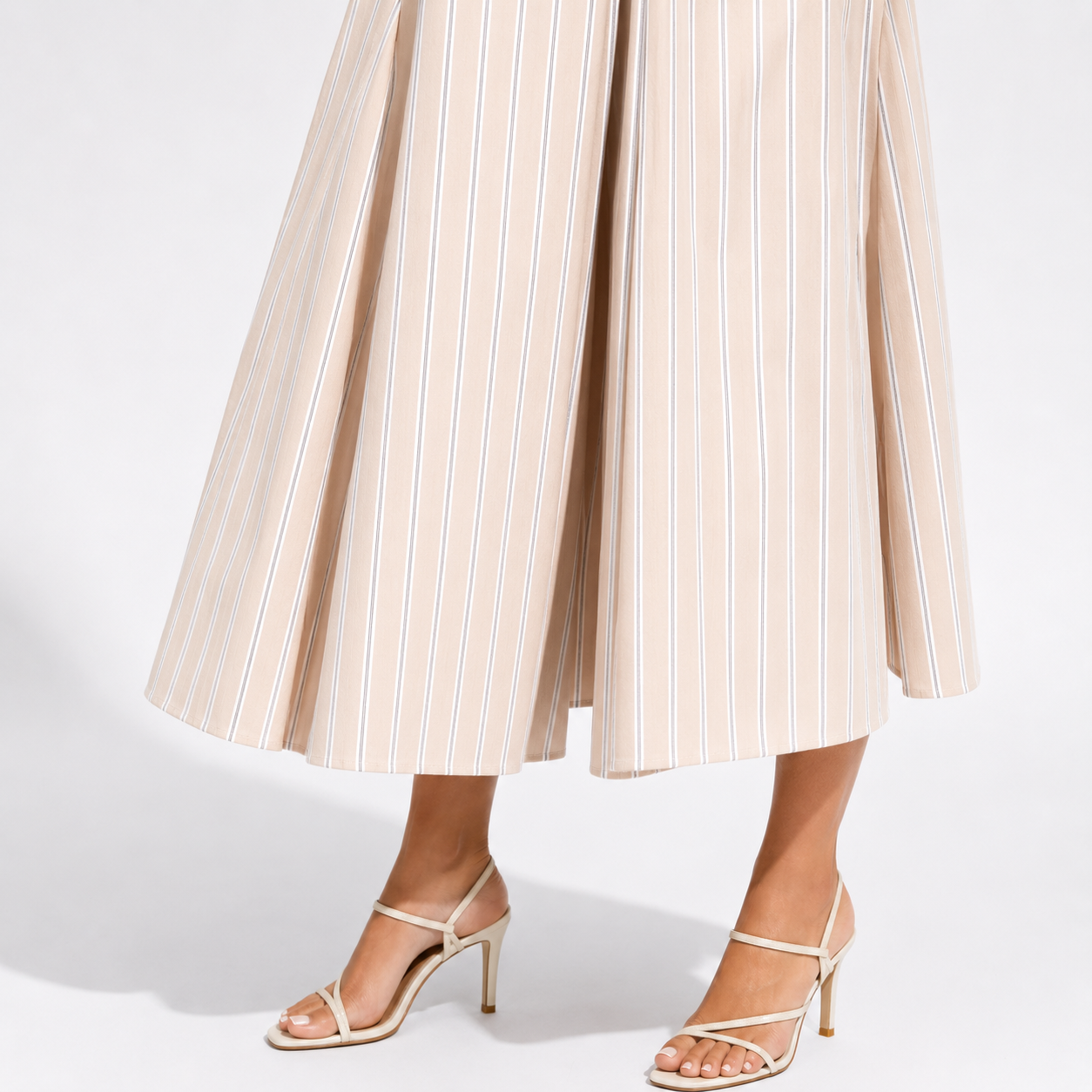 Striped A-Line Dress 11526