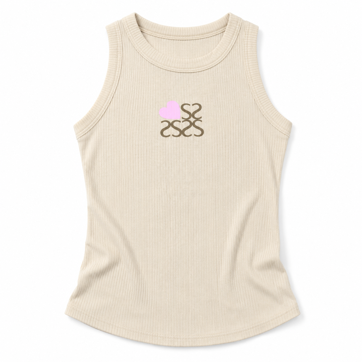 Sleeveless Heart top 11021