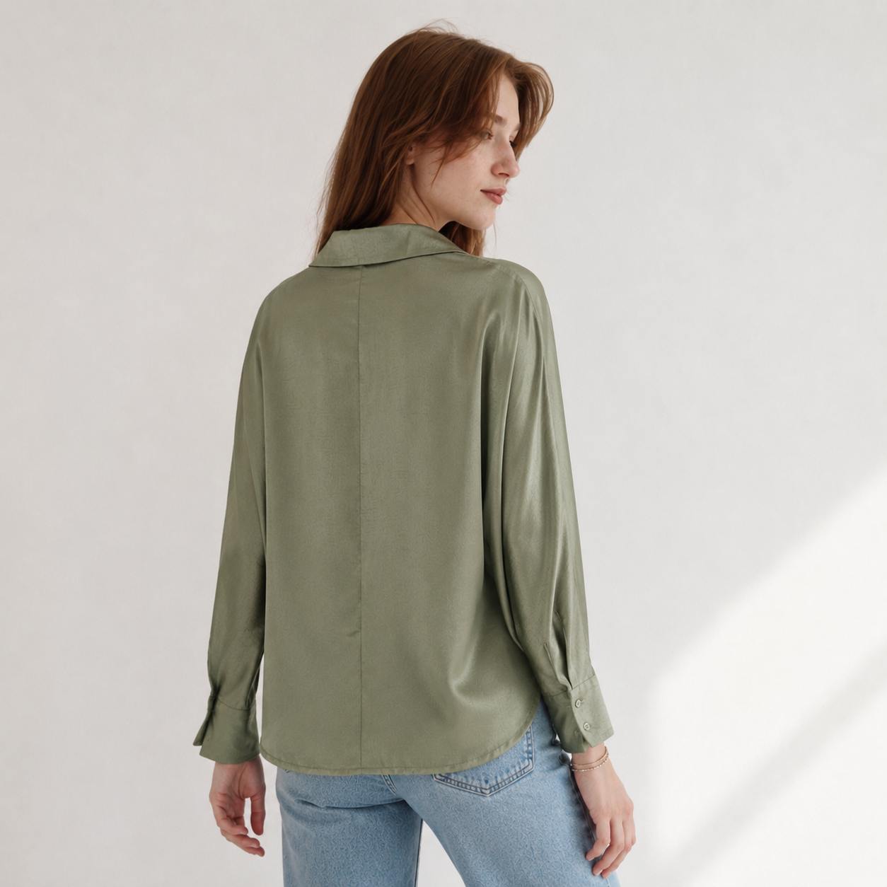 Batwing Sleeve Shirt 11423