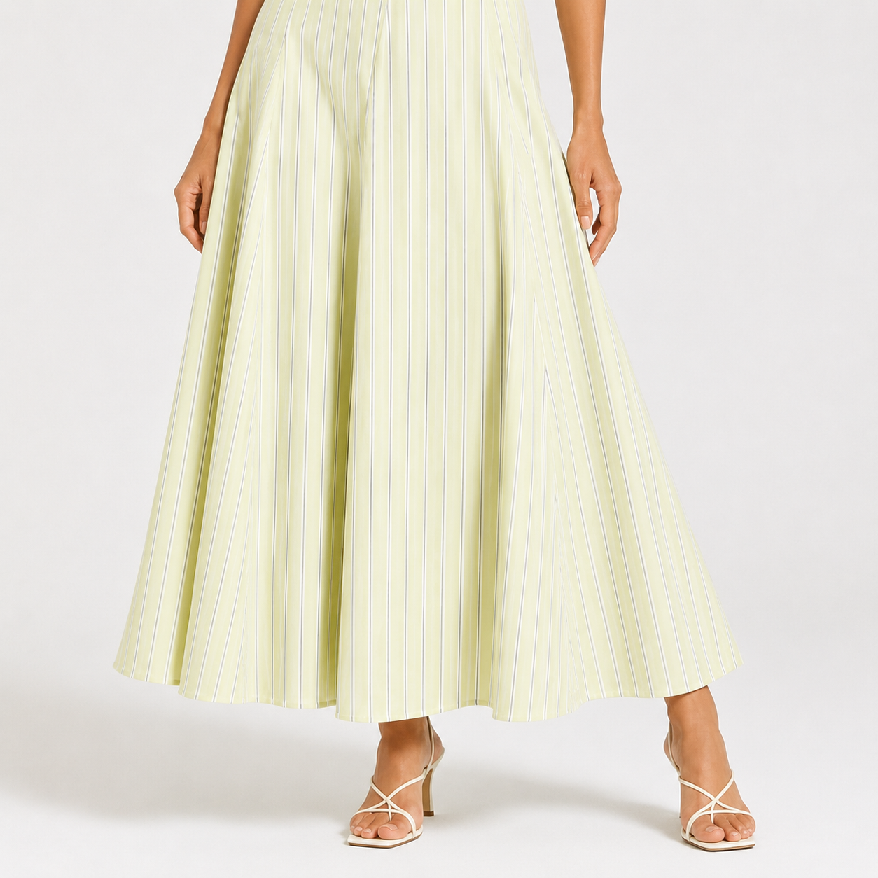 Striped A-Line Dress 11526