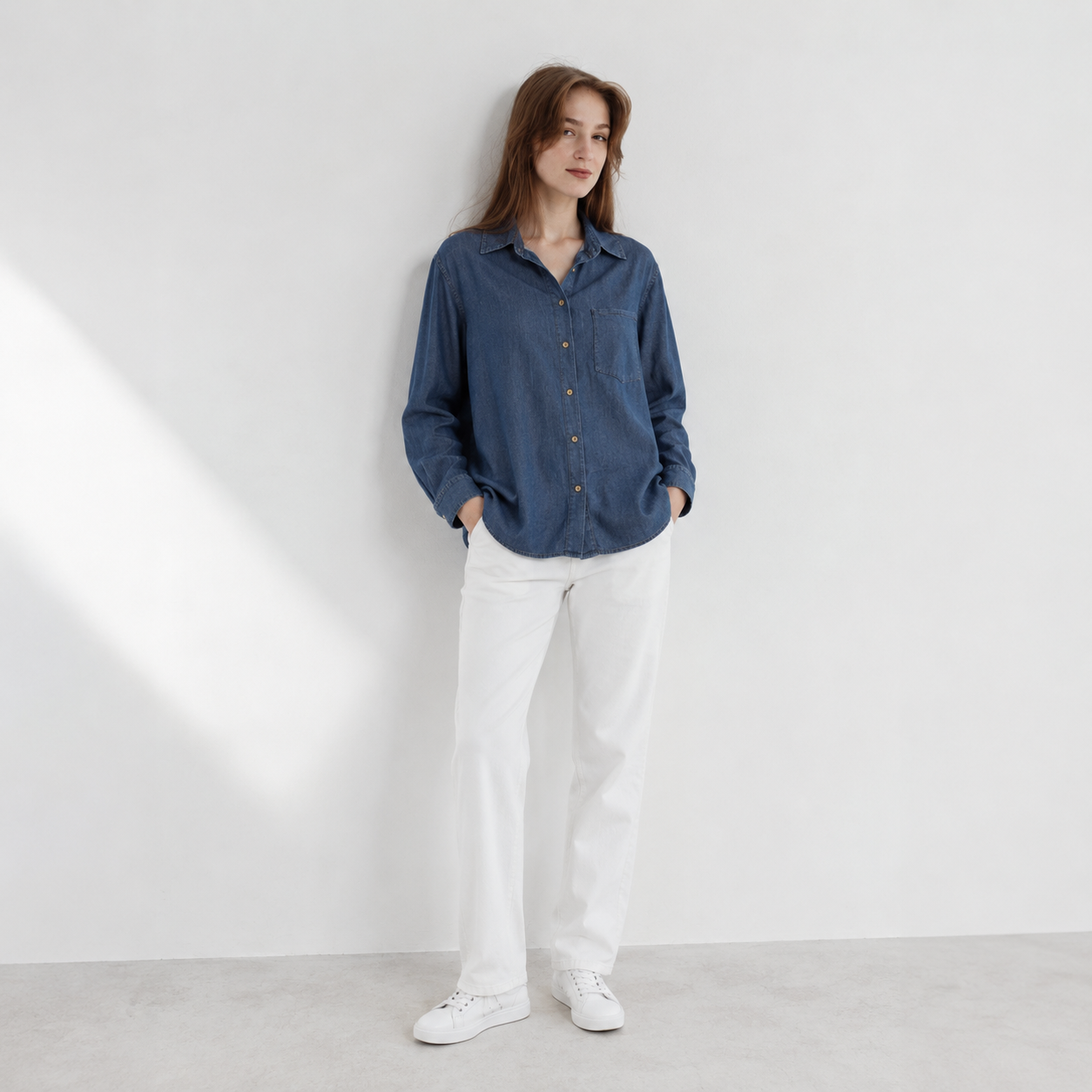 Denim shirt 11034