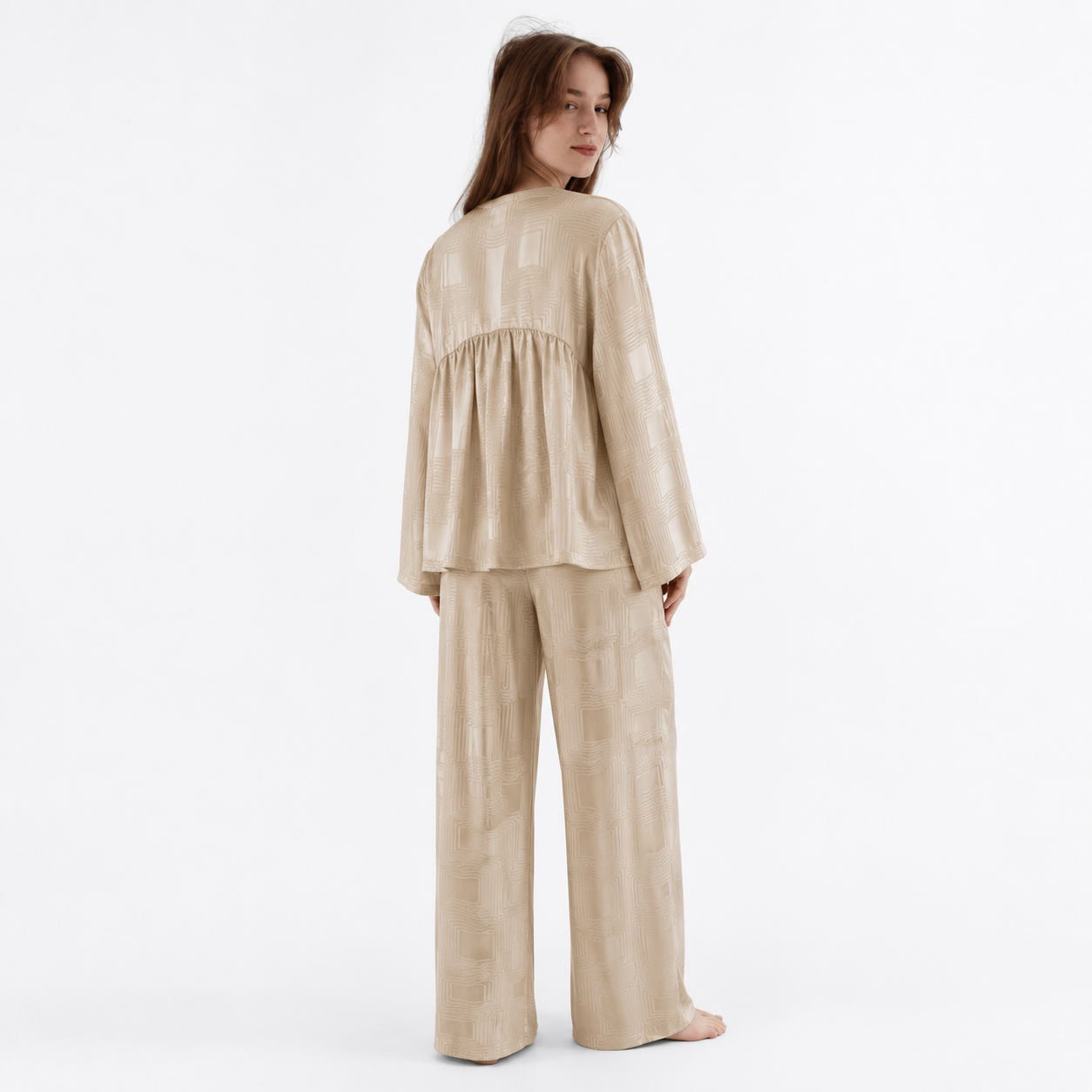 Relaxed Tie-Front Set 11543