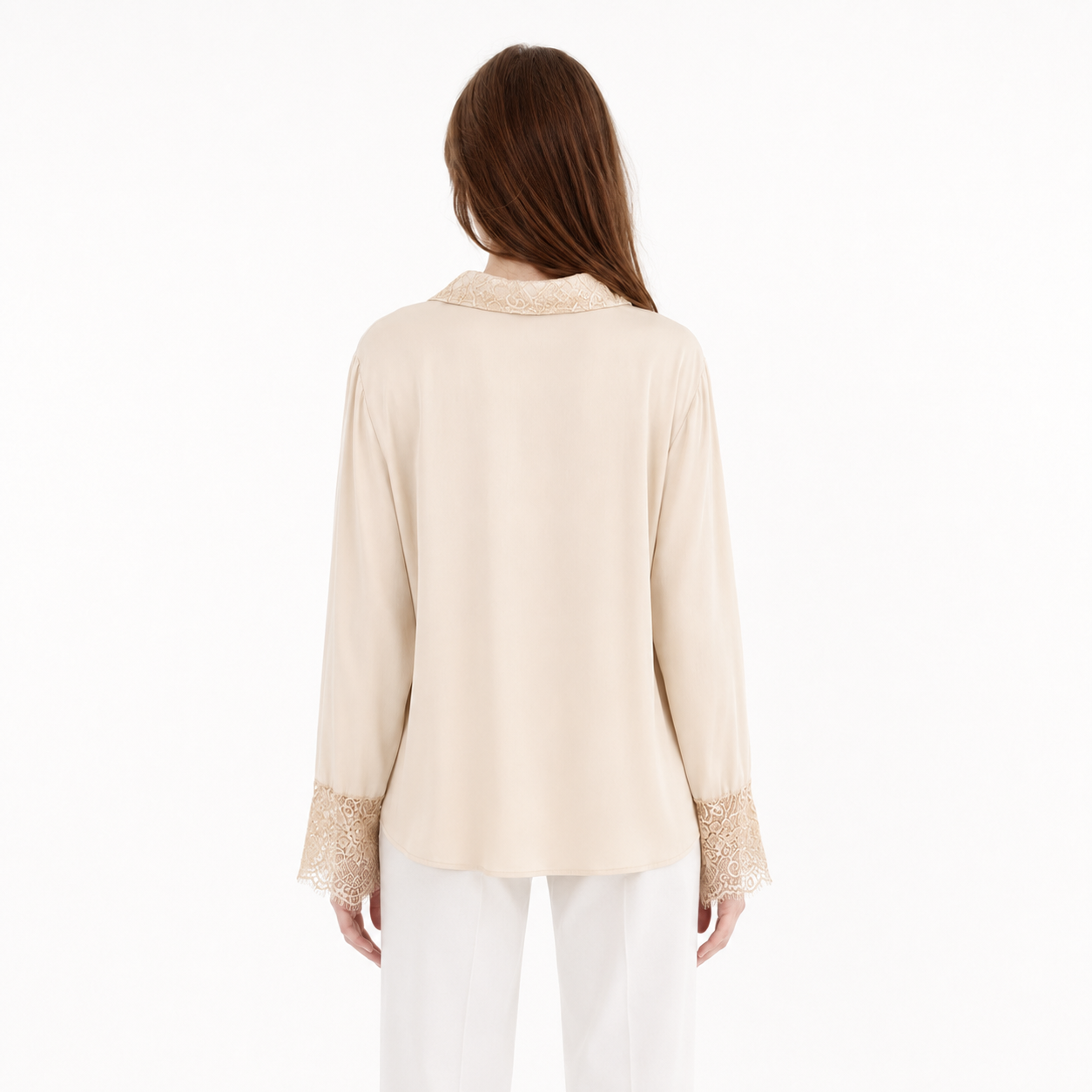 Lace Cuff Shirt 11852
