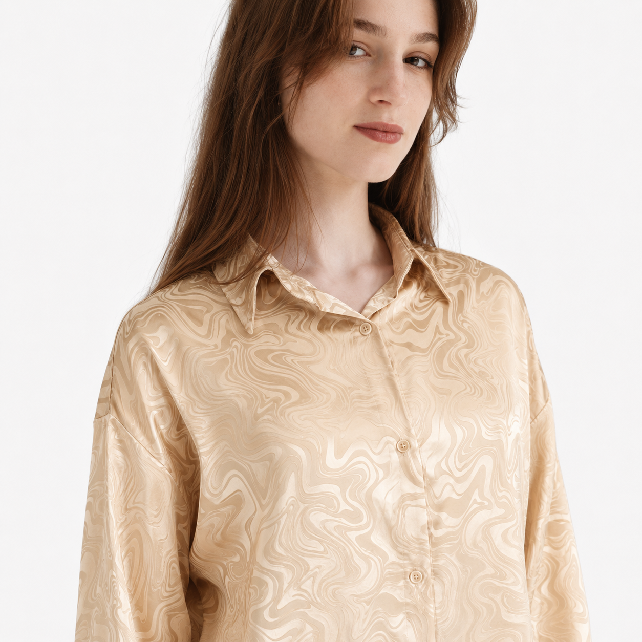 Satin Shirt 11547