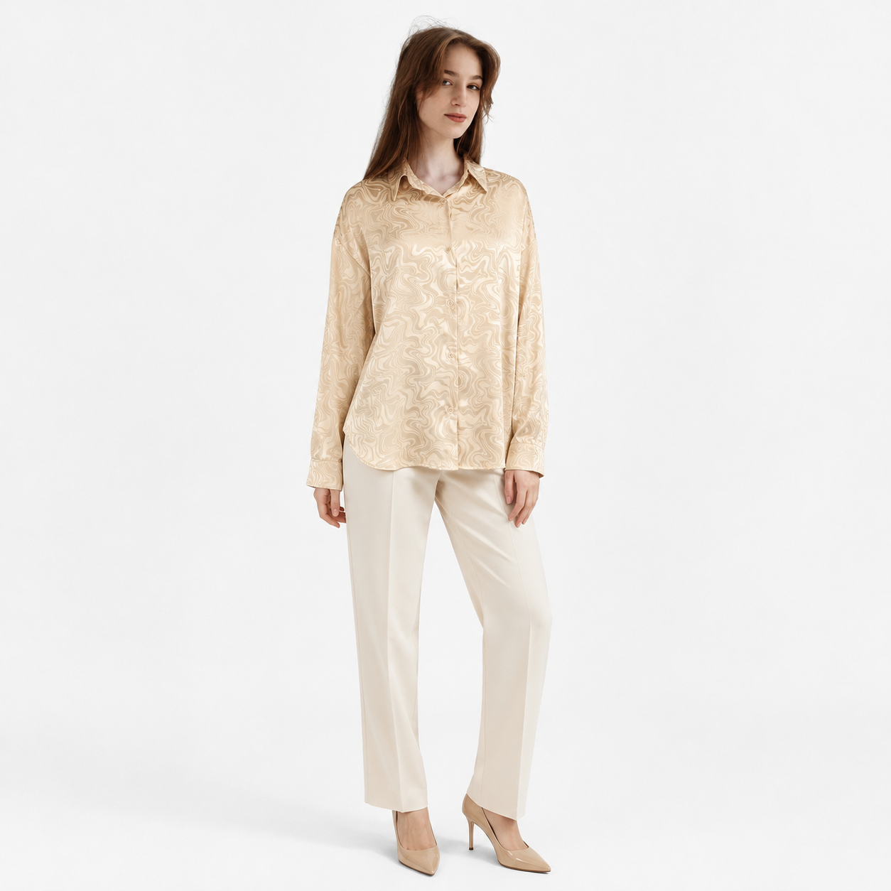 Satin Shirt 11547