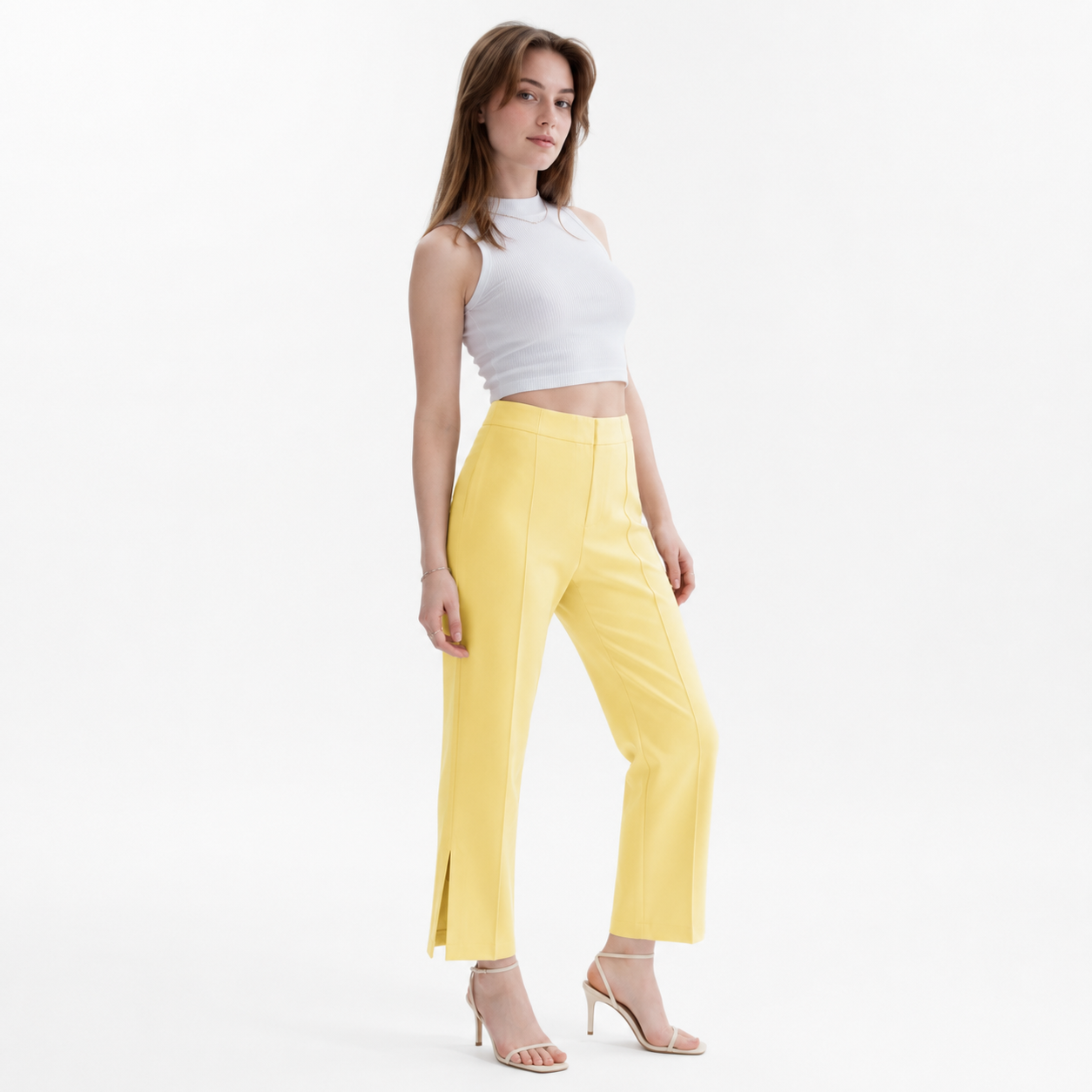 Side Slit Pants 11513