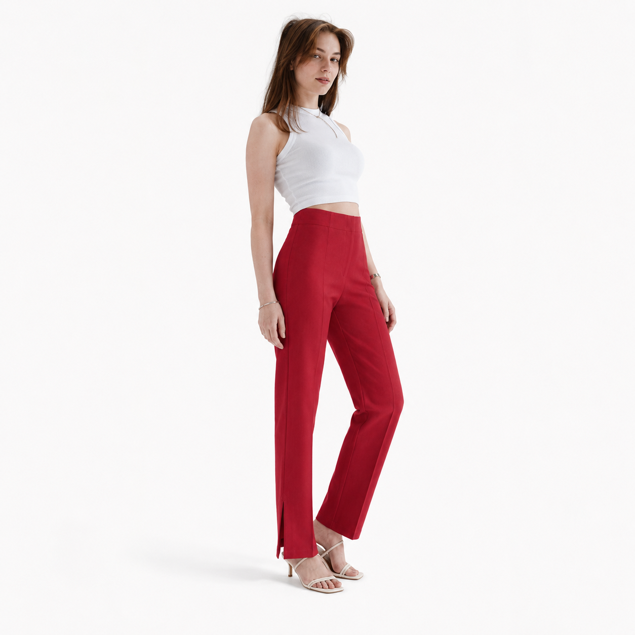 Side Slit Pants 11513