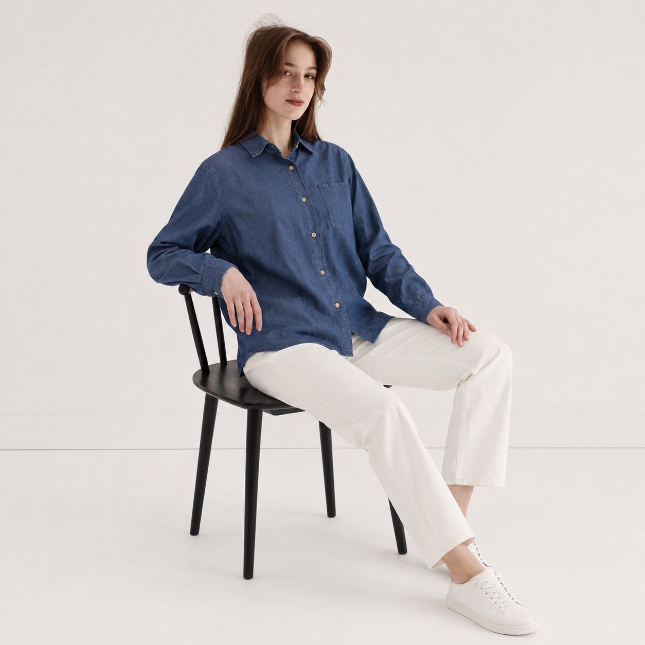 Denim shirt 11034