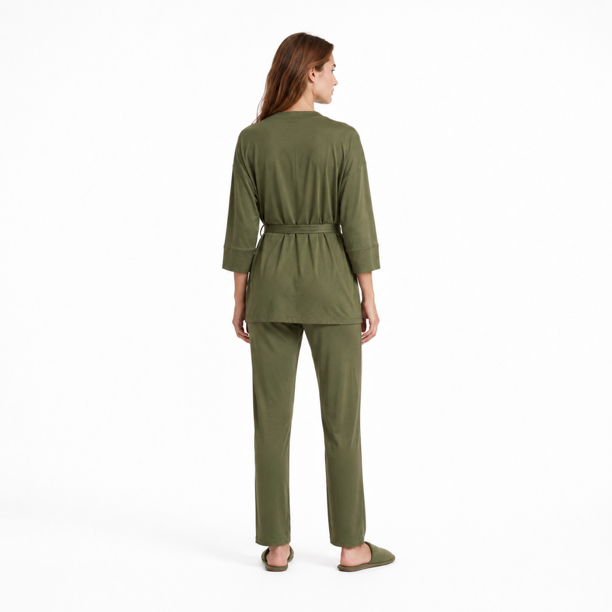 Tie-Front Pajama Set 9603